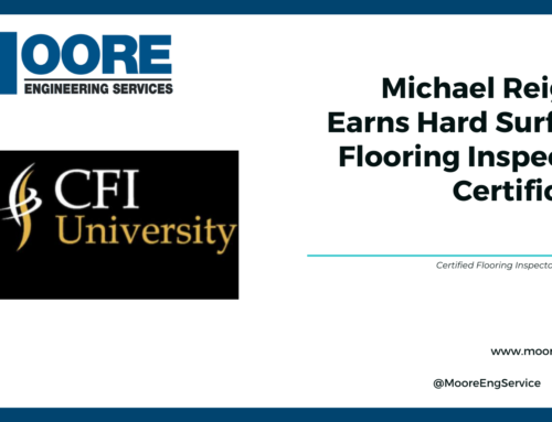Michael Reighn Earns Hard Surface Flooring Inspector Certificate